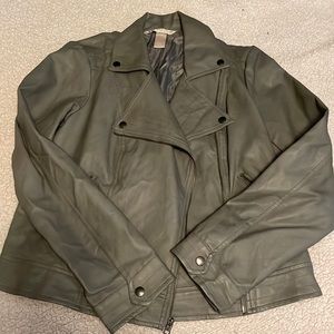 Gray pleather Britney x Candies jacket